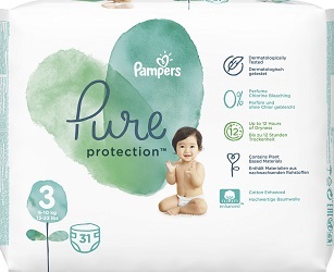 PAMPERS Pure Protection veľ. 3